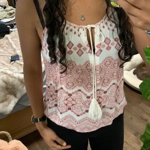 Patterned Tank Top